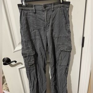 American Eagle Outfitters Charcoal Cargo Pants